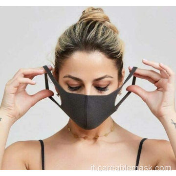 Maschera facciale in poliestere lavabile alla moda riutilizzabile